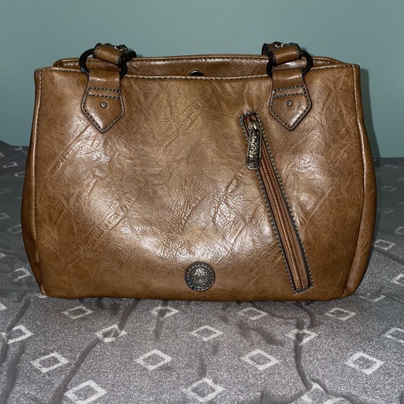 Beautiful Justin Purse with Turquoise Accents - Picture 2 of 8